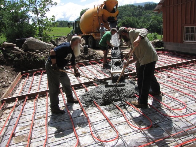 Helping John out were three of his Appalachian Trail maintenance buddies.